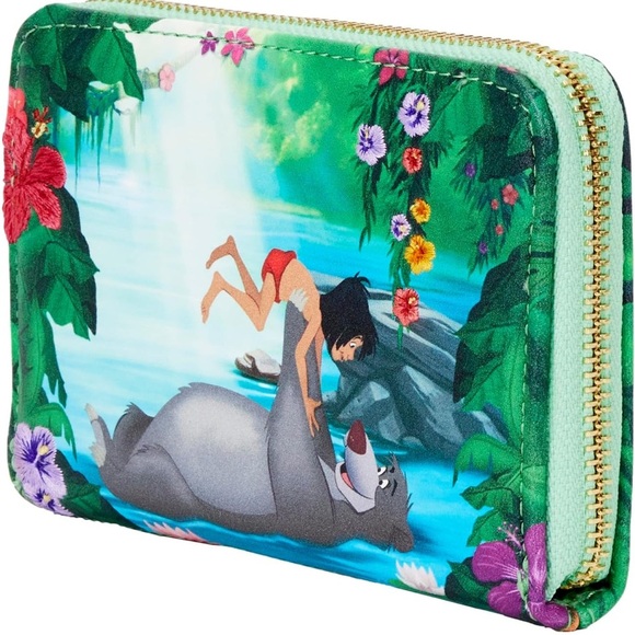 Loungefly Disney Jungle Book Bare Necessities Zip Around Wallet - Picture 5 of 7